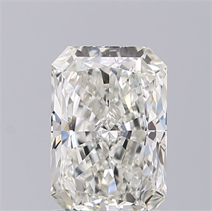 Picture of Natural Diamond 1.51 Carats, Radiant with  Cut, I Color, VS1 Clarity and Certified by GIA
