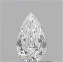 Diamante Natural 0.50 quilates, De pera , Color D, claridad VS2 y certificado GIA