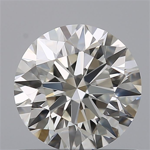 Picture of Natural Diamond 0.90 Carats, Round with Excellent Cut, H Color, VVS2 Clarity and Certified by GIA