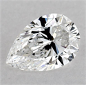 Natural Diamond 0.75 Carats, Pear with  Cut, E Color, VS2 Clarity and Certified by GIA