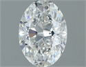 Natural Diamond 1.20 Carats, Oval with  Cut, H Color, SI2 Clarity and Certified by GIA