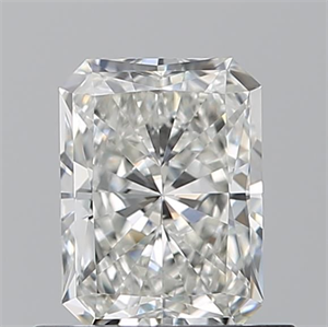 Picture of Natural Diamond 0.70 Carats, Radiant with  Cut, H Color, VVS1 Clarity and Certified by GIA