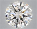 Lab Grown Diamond 5.06 Carats, Round with Excellent Cut, F Color, VVS1 Clarity and Certified by IGI