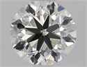 Natural Diamond 0.83 Carats, Round with Excellent Cut, I Color, SI1 Clarity and Certified by GIA