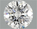Lab Grown Diamond 1.52 Carats, Round with Excellent Cut, F Color, VVS2 Clarity and Certified by IGI