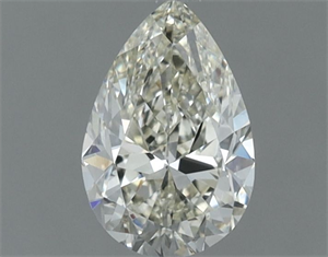 Picture of Natural Diamond 0.60 Carats, Pear with  Cut, J Color, VVS1 Clarity and Certified by IGI