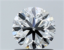 Diamante Natural 1.00 quilates, Redondo , Color G, claridad VVS2 y certificado GIA