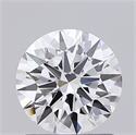 Lab Grown Diamond 1.02 Carats, Round with Ideal Cut, D Color, VVS2 Clarity and Certified by IGI