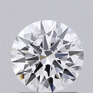 Picture of Lab Grown Diamond 1.02 Carats, Round with Ideal Cut, D Color, VVS2 Clarity and Certified by IGI