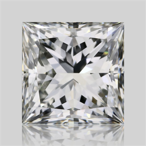 Picture of Natural Diamond 1.21 Carats, Princess with  Cut, H Color, VS1 Clarity and Certified by GIA