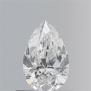 Picture of Natural Diamond 0.50 Carats, Pear with  Cut, E Color, VVS1 Clarity and Certified by GIA
