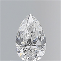 Diamante Natural 0.50 quilates, De pera , Color E, claridad VVS1 y certificado GIA