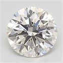 Diamante Natural 0.56 quilates, Redondo , Color I, claridad IF y certificado GIA