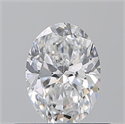 Natural Diamond 0.50 Carats, Oval with  Cut, D Color, VS1 Clarity and Certified by GIA
