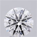 Lab Grown Diamond 3.28 Carats, Round with Ideal Cut, F Color, VVS2 Clarity and Certified by IGI