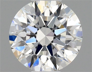 Picture of Natural Diamond 0.40 Carats, Round with Excellent Cut, F Color, VVS1 Clarity and Certified by GIA