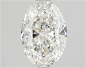 Natural Diamond 1.05 Carats, Oval with  Cut, G Color, VS2 Clarity and Certified by GIA