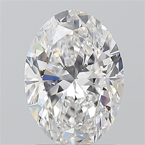 Picture of Natural Diamond 1.20 Carats, Oval with  Cut, E Color, SI1 Clarity and Certified by GIA