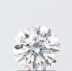 Picture of Lab Grown Diamond 1.10 Carats, Round with Ideal Cut, D Color, VS1 Clarity and Certified by IGI