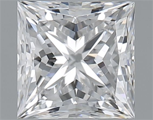 Picture of Natural Diamond 1.00 Carats, Princess with  Cut, D Color, VS1 Clarity and Certified by GIA