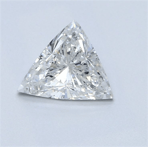 1.01 Carats, Triangle Diamond with  Cut, F Color, SI2 Clarity and Certified by GIA