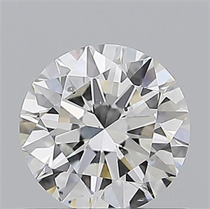 Foto Diamante Natural 0.71 quilates, Redondo , Color F, claridad SI1 y certificado GIA de