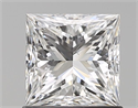 Natural Diamond 1.01 Carats, Princess with  Cut, F Color, VS2 Clarity and Certified by GIA