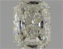 Natural Diamond 0.92 Carats, Radiant with  Cut, K Color, SI2 Clarity and Certified by GIA