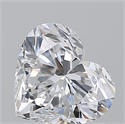 Natural Diamond 1.52 Carats, Heart with  Cut, D Color, VVS2 Clarity and Certified by GIA