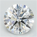 Lab Grown Diamond 4.00 Carats, Round with Excellent Cut, D Color, IF Clarity and Certified by GIA