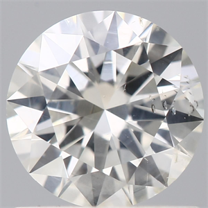 Picture of Natural Diamond 0.73 Carats, Round with Excellent Cut, K Color, SI2 Clarity and Certified by GIA
