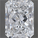Natural Diamond 0.60 Carats, Radiant with  Cut, E Color, VVS1 Clarity and Certified by GIA