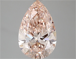 Picture of Lab Grown Diamond 2.23 Carats, Pear with  Cut, Fancy Vivid Pink Color, VS2 Clarity and Certified by IGI