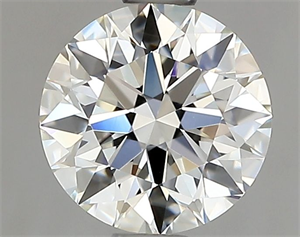 Picture of Natural Diamond 0.90 Carats, Round with Excellent Cut, H Color, VVS1 Clarity and Certified by GIA
