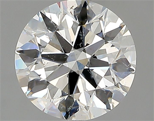 Foto Diamante Natural 2.01 quilates, Redondo , Color G, claridad SI2 y certificado GIA de