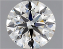 Natural Diamond 0.80 Carats, Round with Excellent Cut, H Color, VVS2 Clarity and Certified by GIA