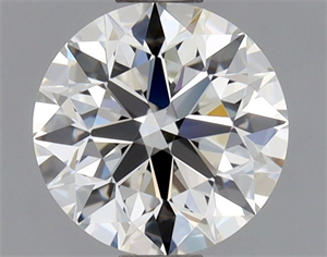 Picture of Natural Diamond 0.80 Carats, Round with Excellent Cut, H Color, VVS2 Clarity and Certified by GIA