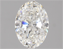 Natural Diamond 1.55 Carats, Oval with  Cut, F Color, IF Clarity and Certified by GIA