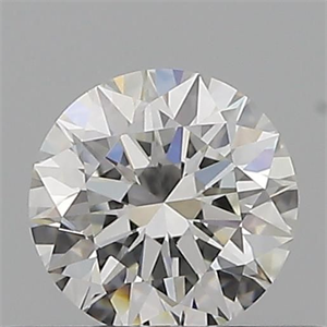 Foto Diamante Natural 0.42 quilates, Redondo , Color G, claridad IF y certificado GIA de