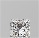 Diamante Natural 0.50 quilates, Princesa , Color F, claridad VS2 y certificado GIA