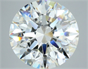 Natural Diamond 5.01 Carats, Round with Excellent Cut, J Color, VS1 Clarity and Certified by GIA