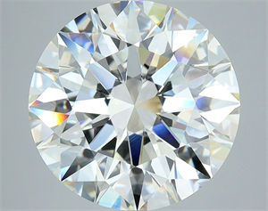 Picture of Natural Diamond 5.01 Carats, Round with Excellent Cut, J Color, VS1 Clarity and Certified by GIA