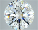 Natural Diamond 5.01 Carats, Round with Excellent Cut, J Color, VS1 Clarity and Certified by GIA