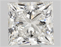 Natural Diamond 0.50 Carats, Princess with  Cut, G Color, VVS1 Clarity and Certified by GIA