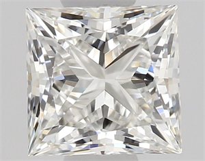Picture of Natural Diamond 0.50 Carats, Princess with  Cut, G Color, VVS1 Clarity and Certified by GIA