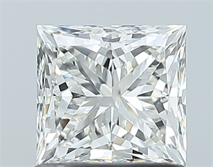 Picture of Natural Diamond 1.01 Carats, Princess with  Cut, I Color, VS1 Clarity and Certified by GIA