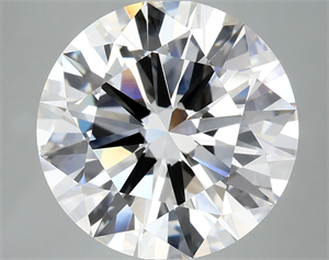 Picture of Lab Grown Diamond 7.05 Carats, Round with Ideal Cut, E Color, VVS2 Clarity and Certified by IGI