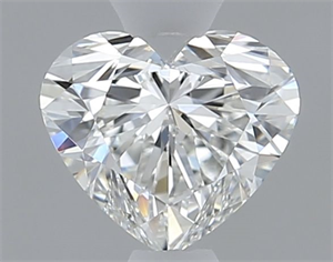 Picture of Natural Diamond 0.40 Carats, Heart with  Cut, G Color, VS1 Clarity and Certified by GIA