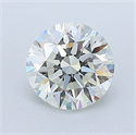 Natural Diamond 0.80 Carats, Round with Excellent Cut, K Color, VS2 Clarity and Certified by GIA