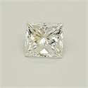 Diamante Natural 0.50 quilates, Princesa , Color F, claridad VS2 y certificado IGI